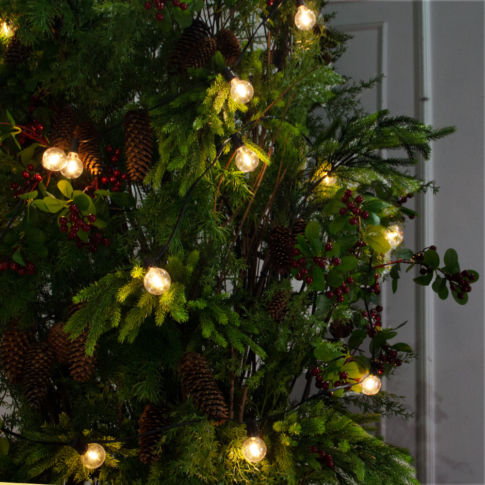 ДЛ183/СВ04(Пр)(Fix)(F)Декор вход.груп. хвойный с ягодами h290см н/прутьях, прист.с ретро-гирляндой_6