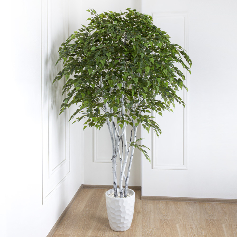 220/РН/490(з) Береза искусственная h220см, d150см (латекс)