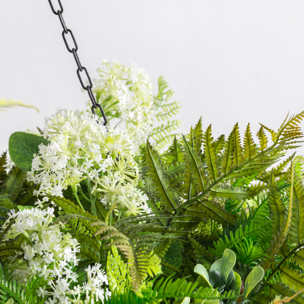 КЗ/27(Пр)(F) Композиция с ампельными растениями на декорированной основе d58см_10