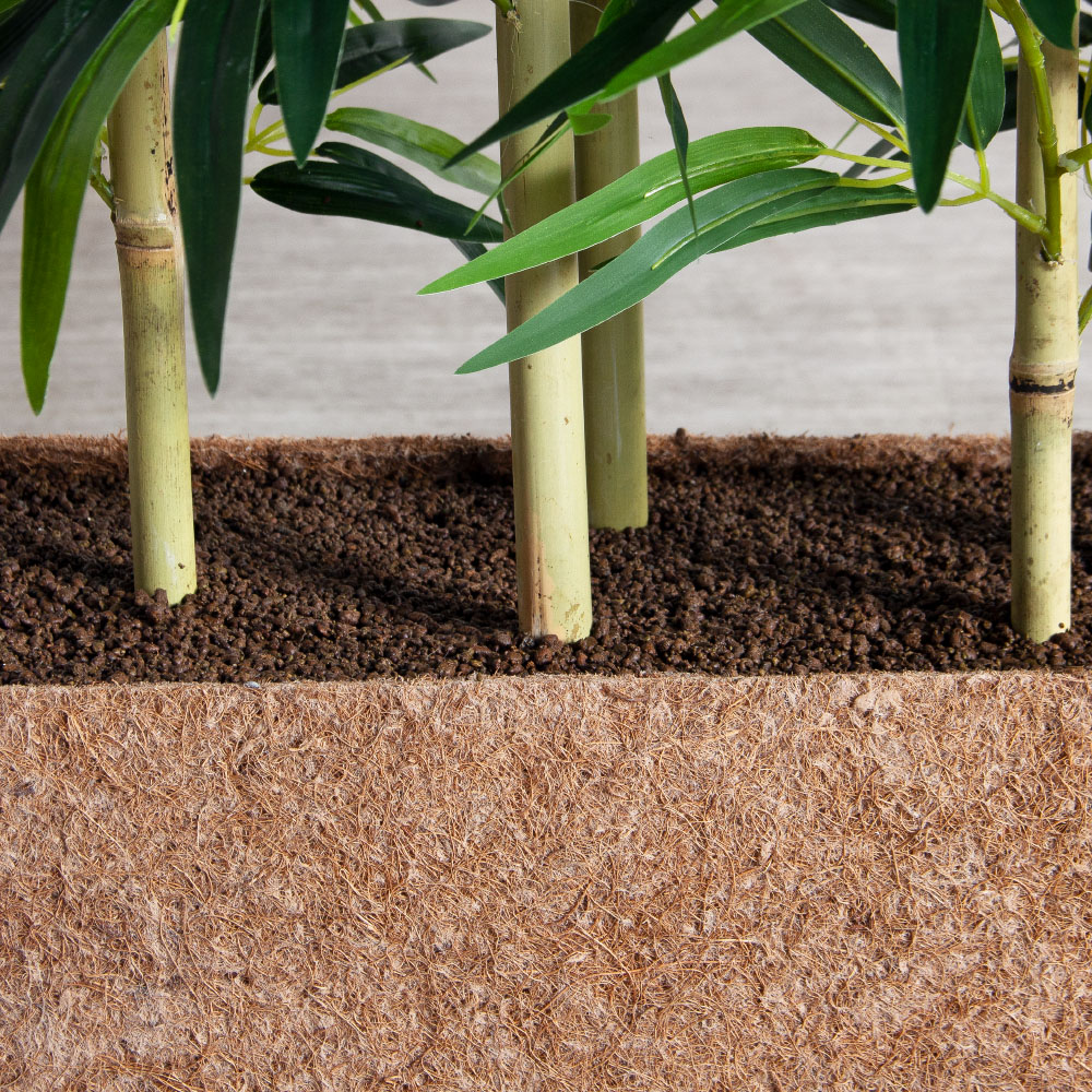 Ш75/75-1(з)(F) Ширма искусственная Бамбук h75см в кокосовом боксе 70х20х20см_5