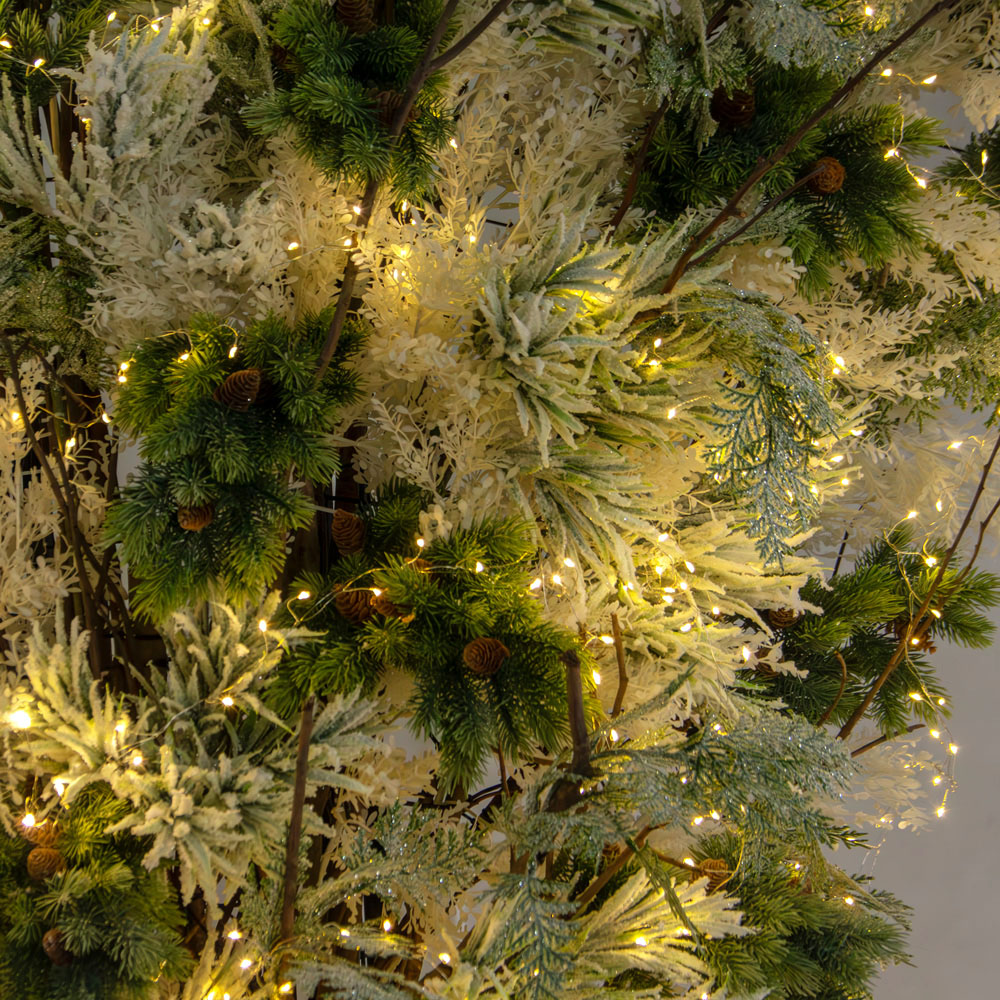 ДЛ181/СВ03т(Пр)(Fix)(F)Декор вход.группы h300см н/прутьях, прист.с гирляндой 