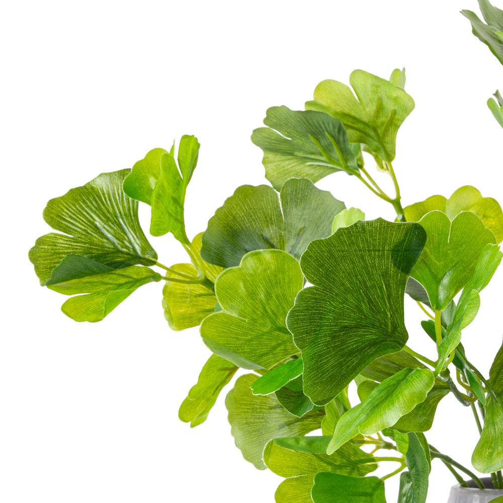 7143/0228-36 Гинкго искусственный куст h40см_1