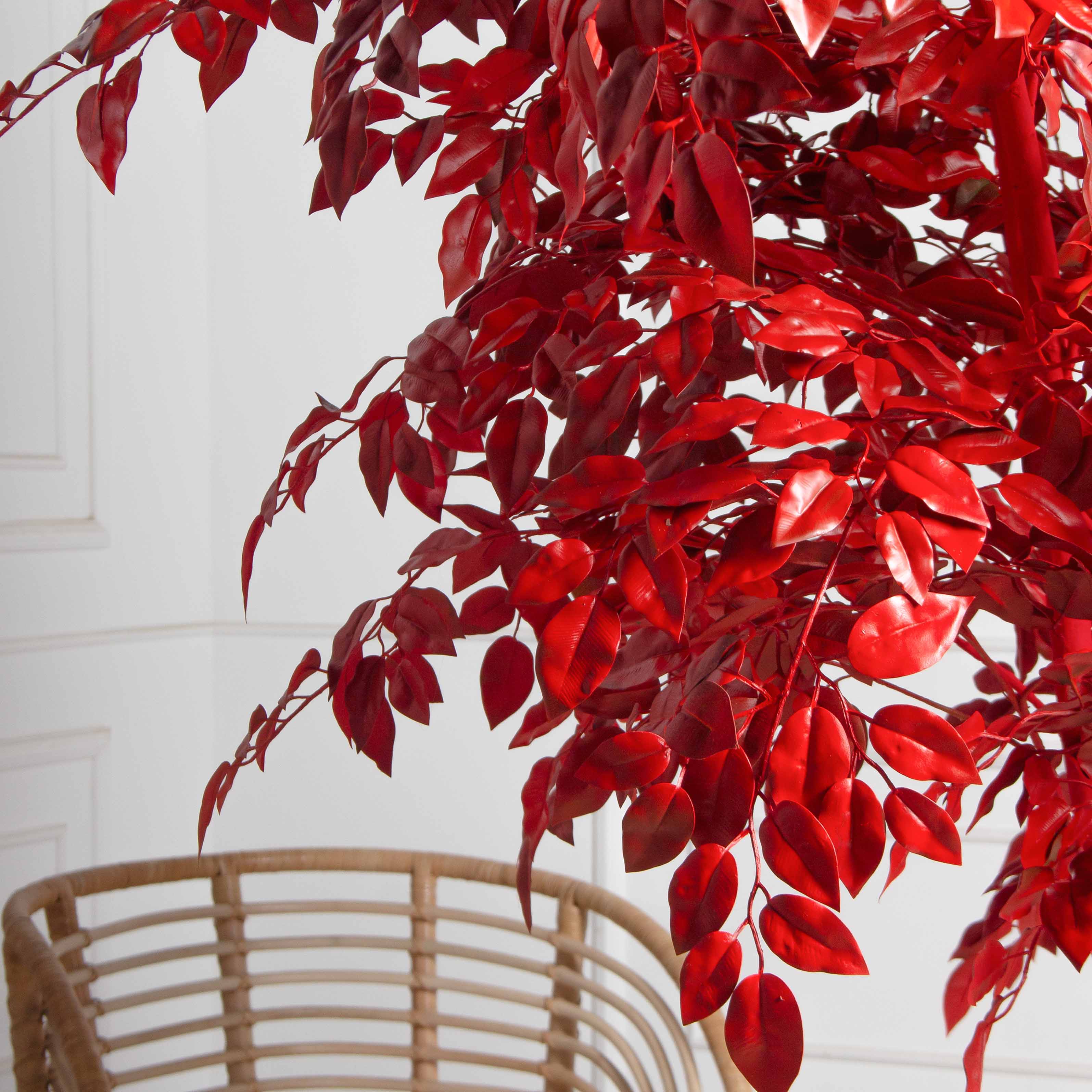 220/РН/17М-1(з)(F) Фикус искусственный с покрасом RAL3020, h220см d120см, латекс_4