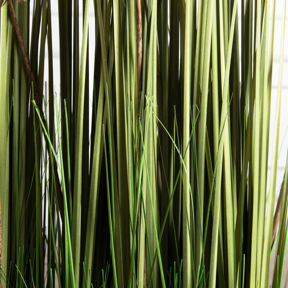 ТД068-4(з)(F) Трава искусственная Осока h80-100см в кокосовом боксе 30х10х10см_5