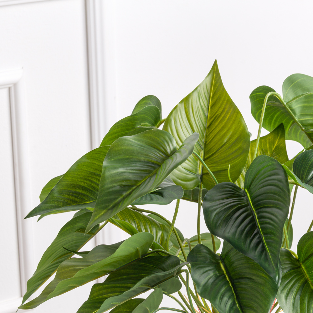 ЦС95 Сциндапсус искусственный (латекс) куст h40см в кашпо_2