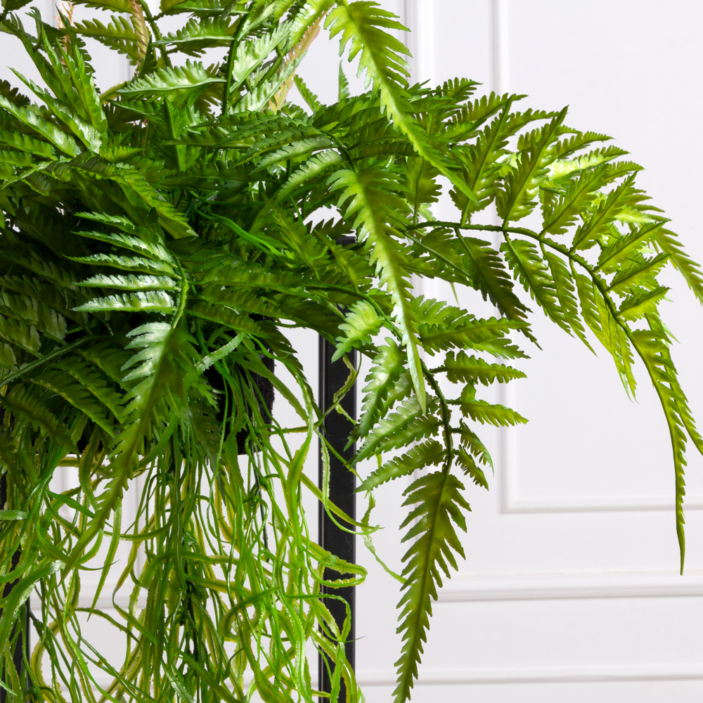 БК 10-1(F) Композиция с папоротником на блоке 15*h10см_34