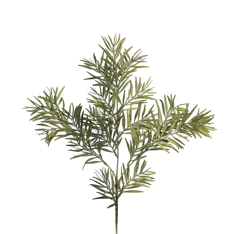 7143/0016-37/22 Ветка Розмарина искусственная, мятная,  h 75 см (40+35)