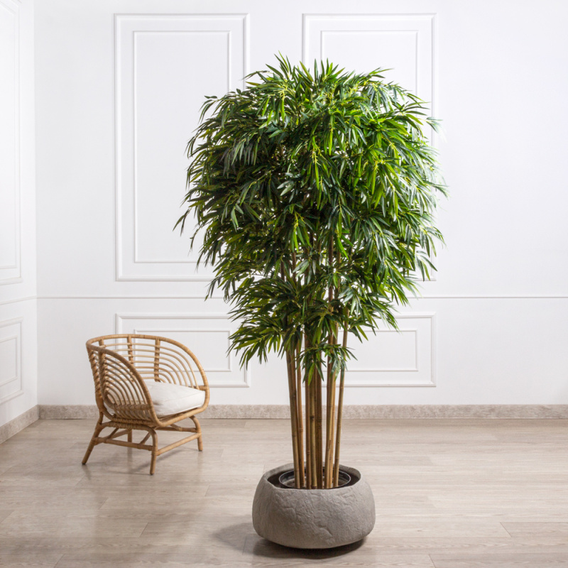 200/ШК/75-4(з)(Пр)(F) Бамбук искусственный Премиум 12 стволов, h200см (латекс)