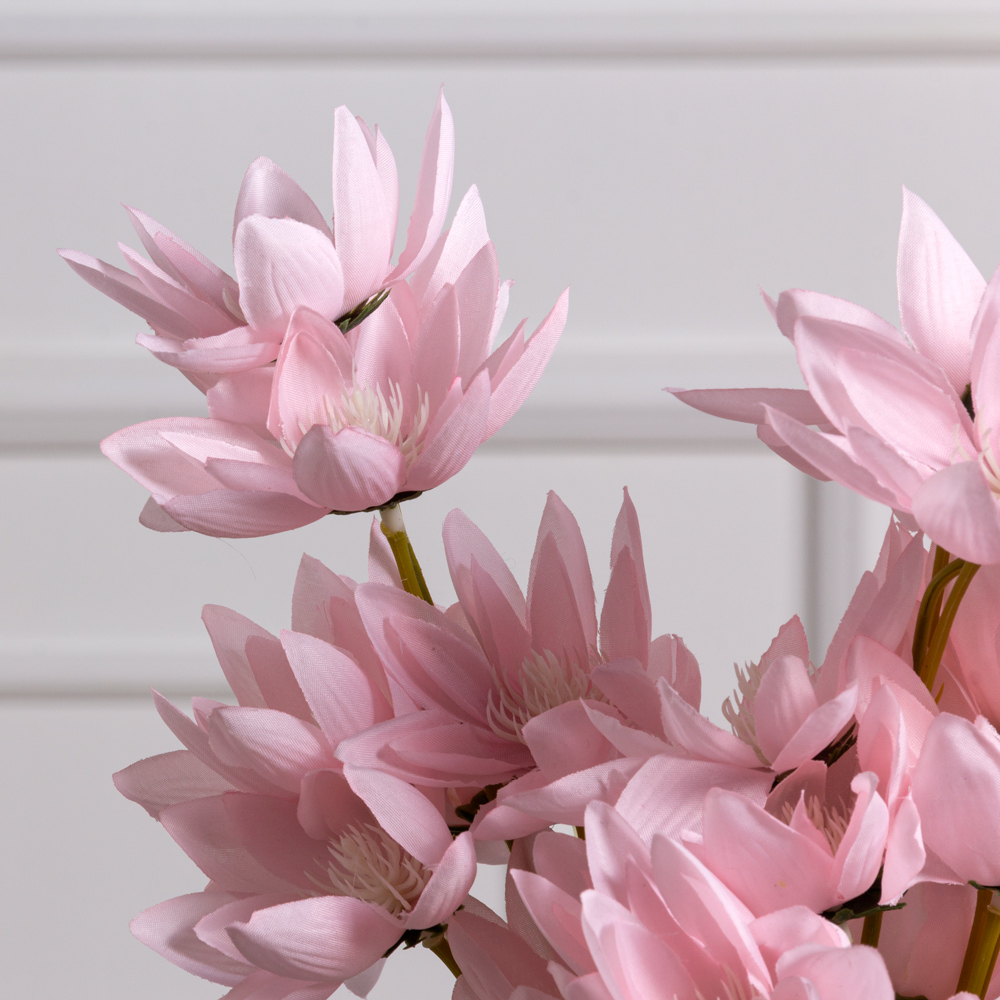 7141А/0443-10/5Р Морозник искусственный ветка. 10 голов, h55см, бледно-розовый_2