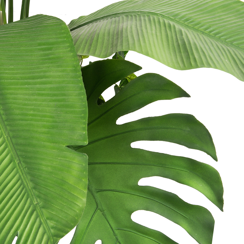 БК 30 Композиция с листом банана на блоке 15*h10_3