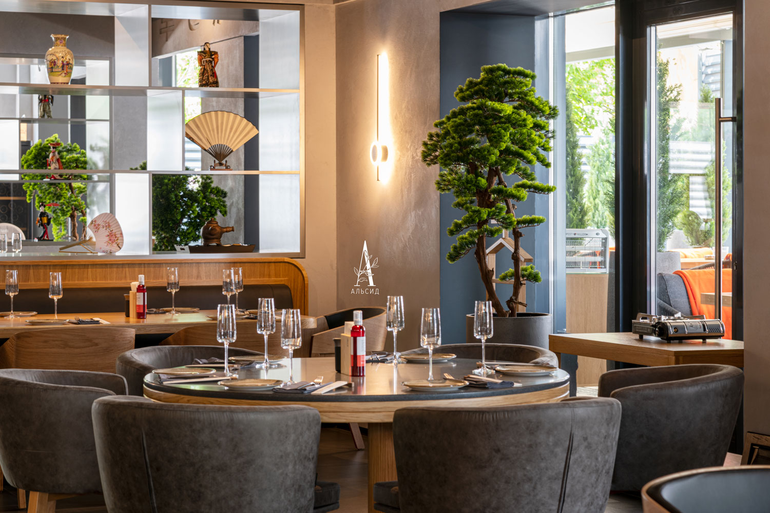 БС175/ОС/30-1(з)(УУ)(Пр)(F) Бонсай искусственный Сосна h175см_5