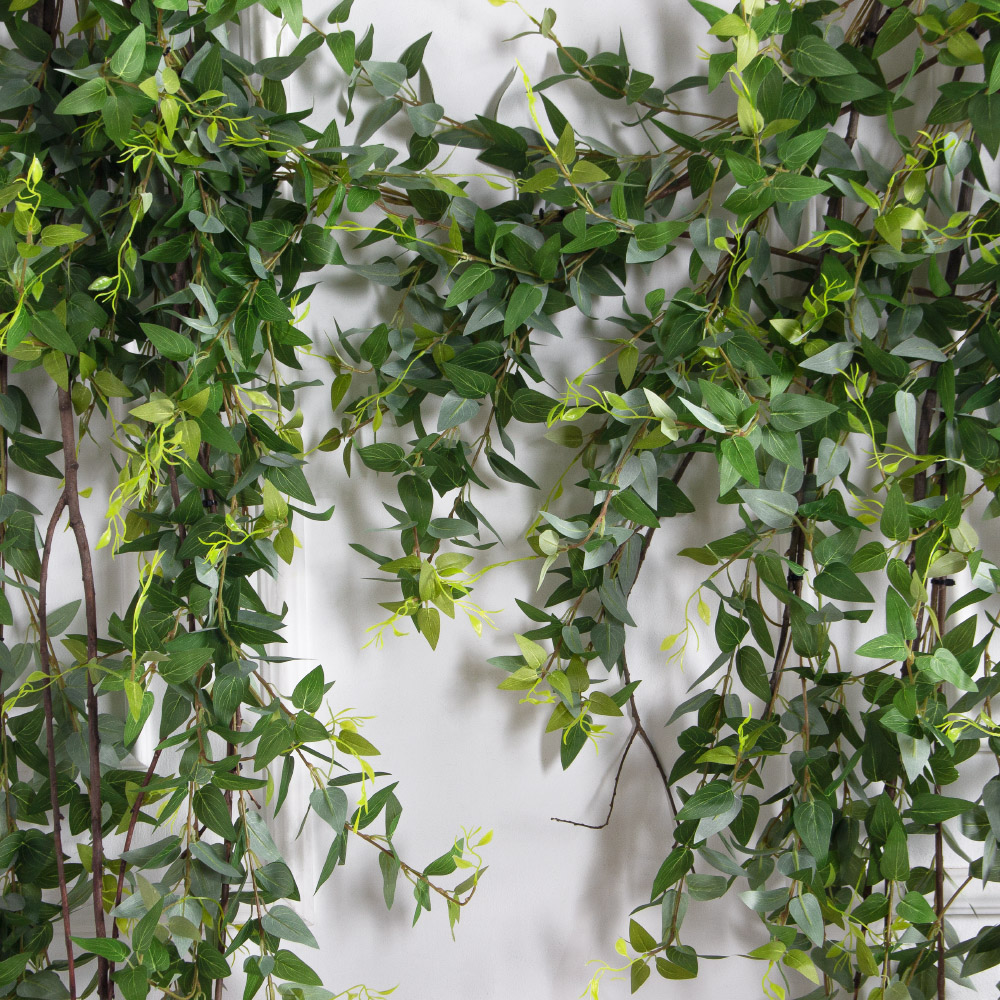 ВН16(Пр)(F) Венок искусственный с ампельной зеленью d110, h220см_5