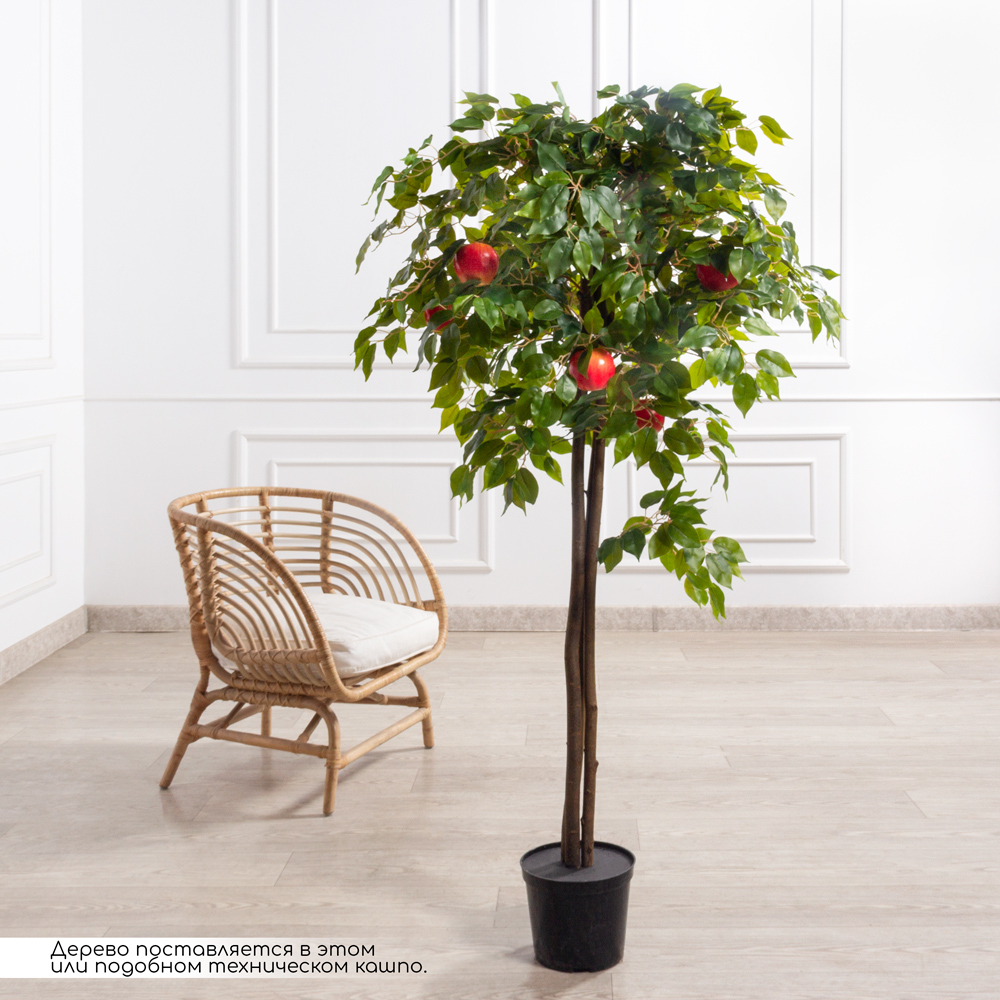 160/35(F) Яблоня искусственная с плодами h160см (латекс)_1