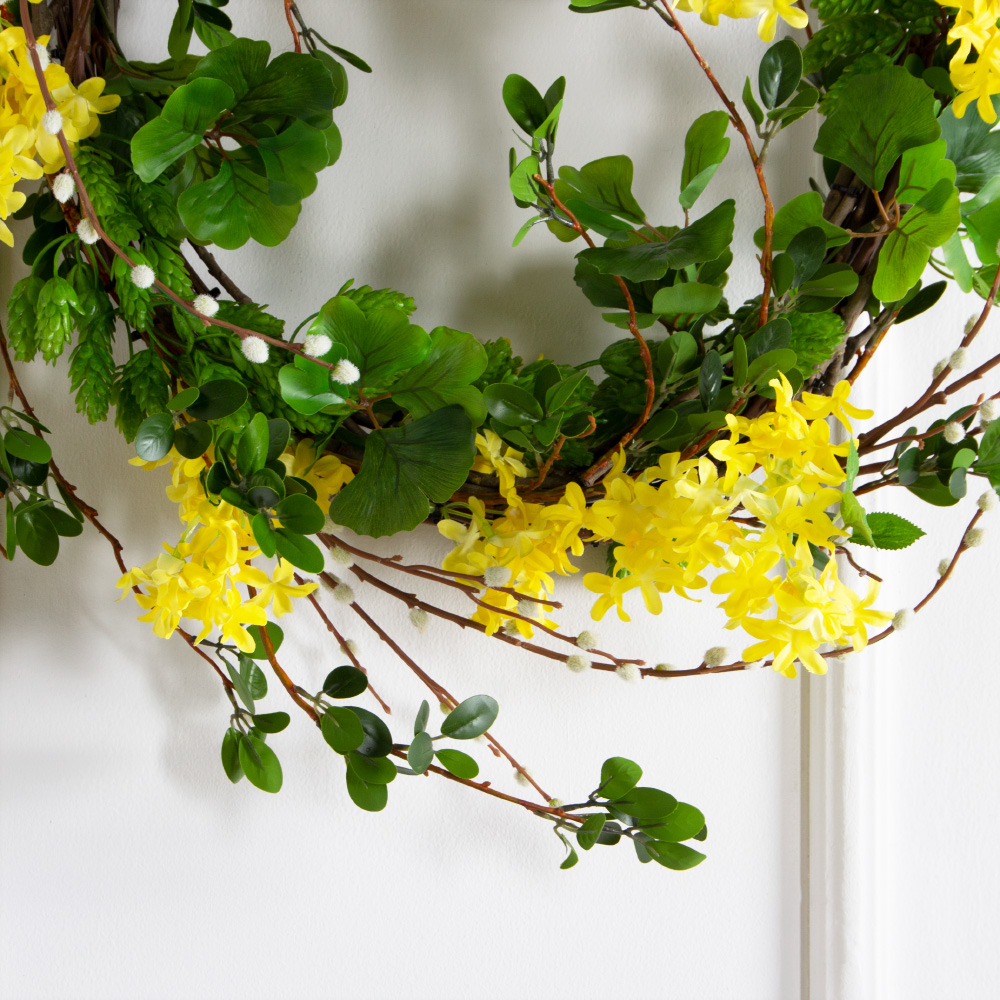 ВН19(Пр)(F) Венок искусственный весенний d60см_4