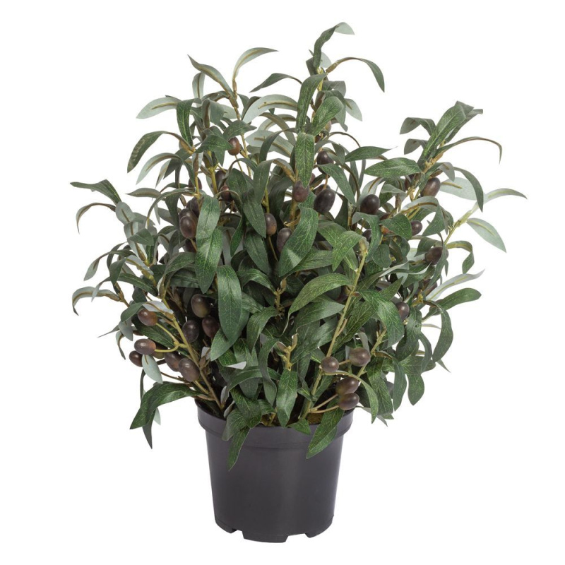 ЦС45/465 Олива искусственная с плодами в кашпо, h45см