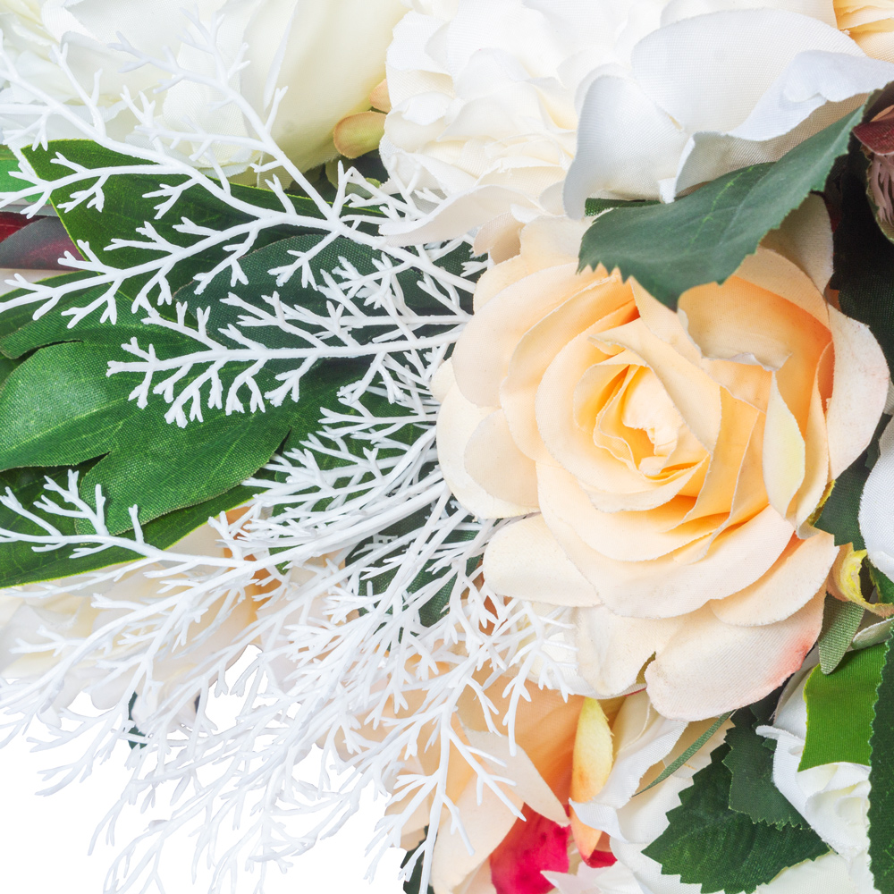 К66 Композиция цветочная на овальном основании 31*9*h3_3