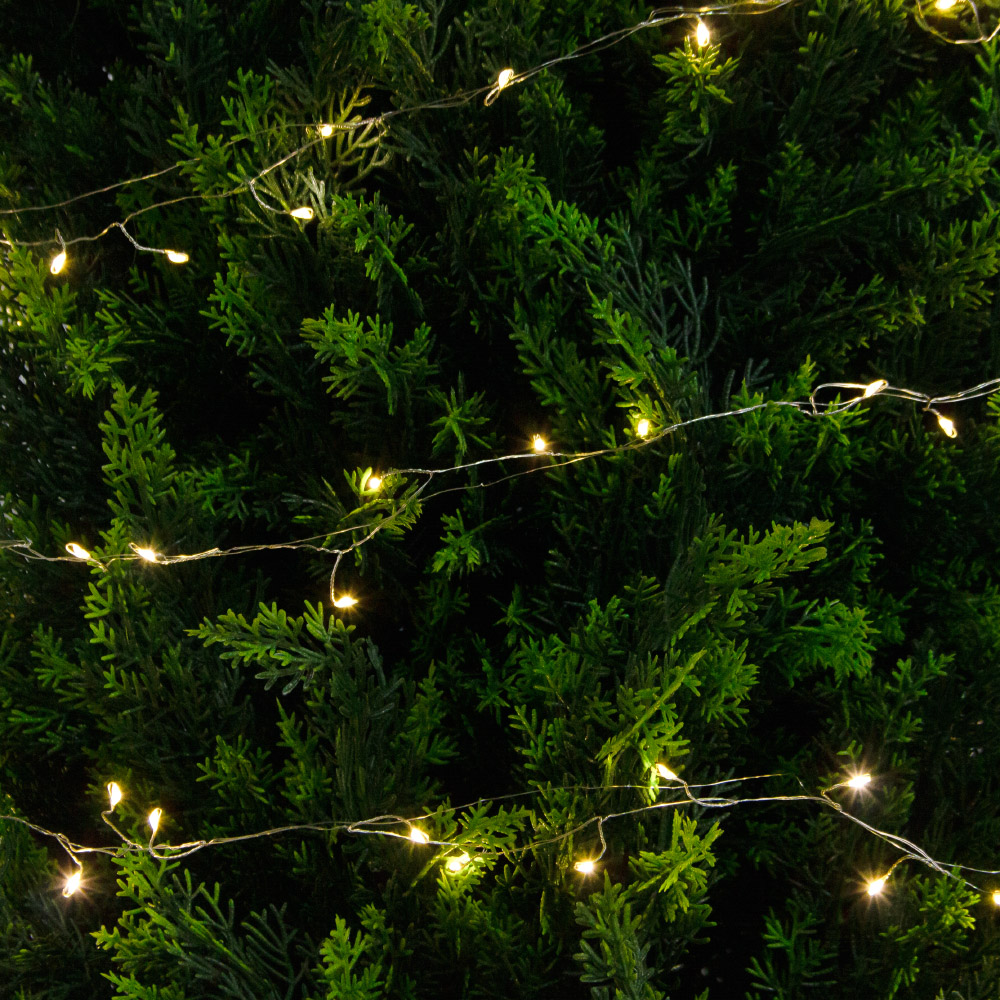 Т180/СВ03т/1460(Пр)(F) Туя искусственная конус  h180см с гирляндой Роса_5