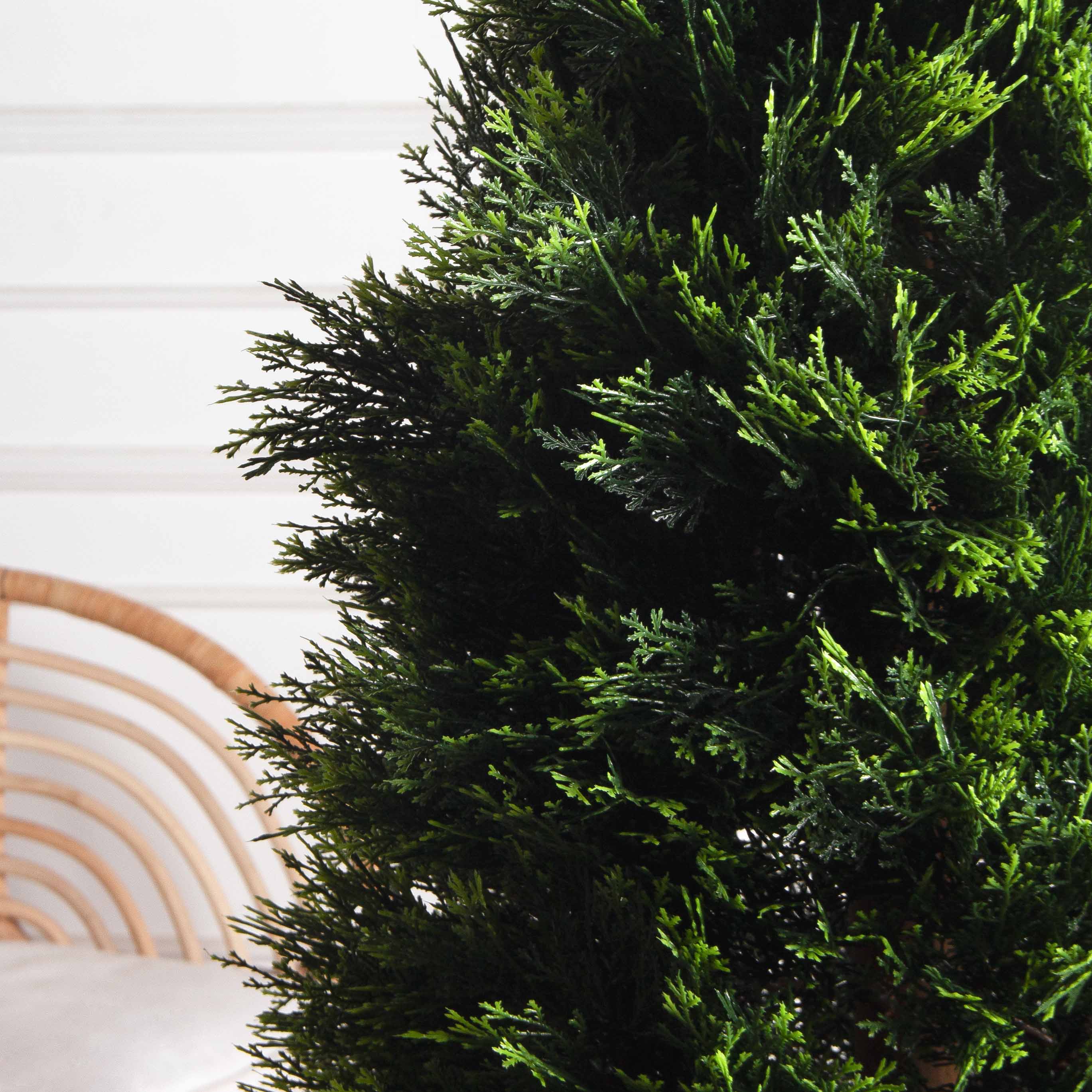 Т140/146(F) Туя искусственная конус Люкс h140см_4