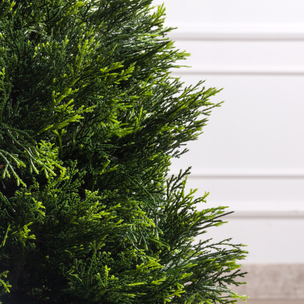 Т100/1466(F) Туя искусственная конус Люкс д/улицы h100см (искусственный ствол)_3