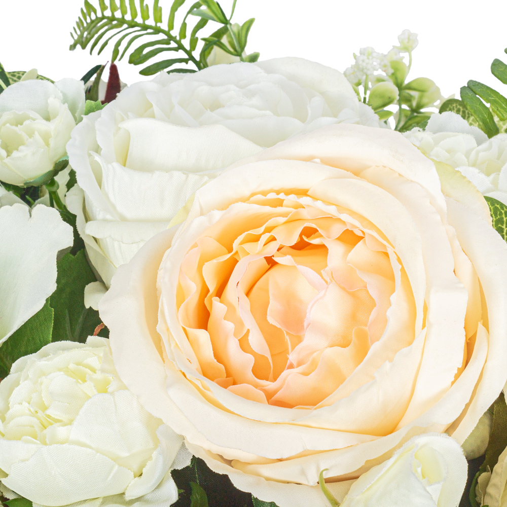 К346-1(з.) Композиция искусственная цветочная 90х41см, h28см_1