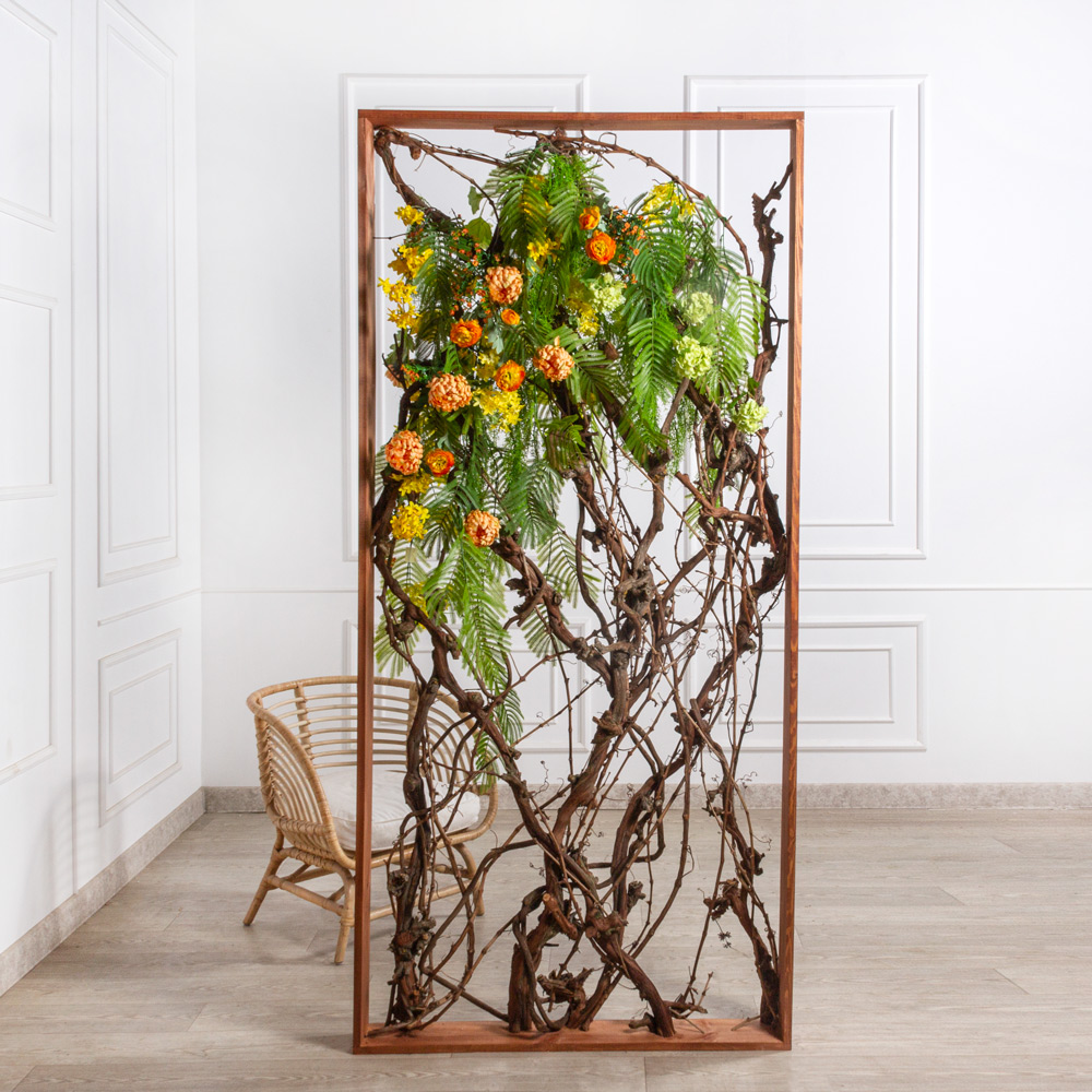 Ш235/60(F) Ширма декоративная двухсторонняя в раме 110хh235см_5