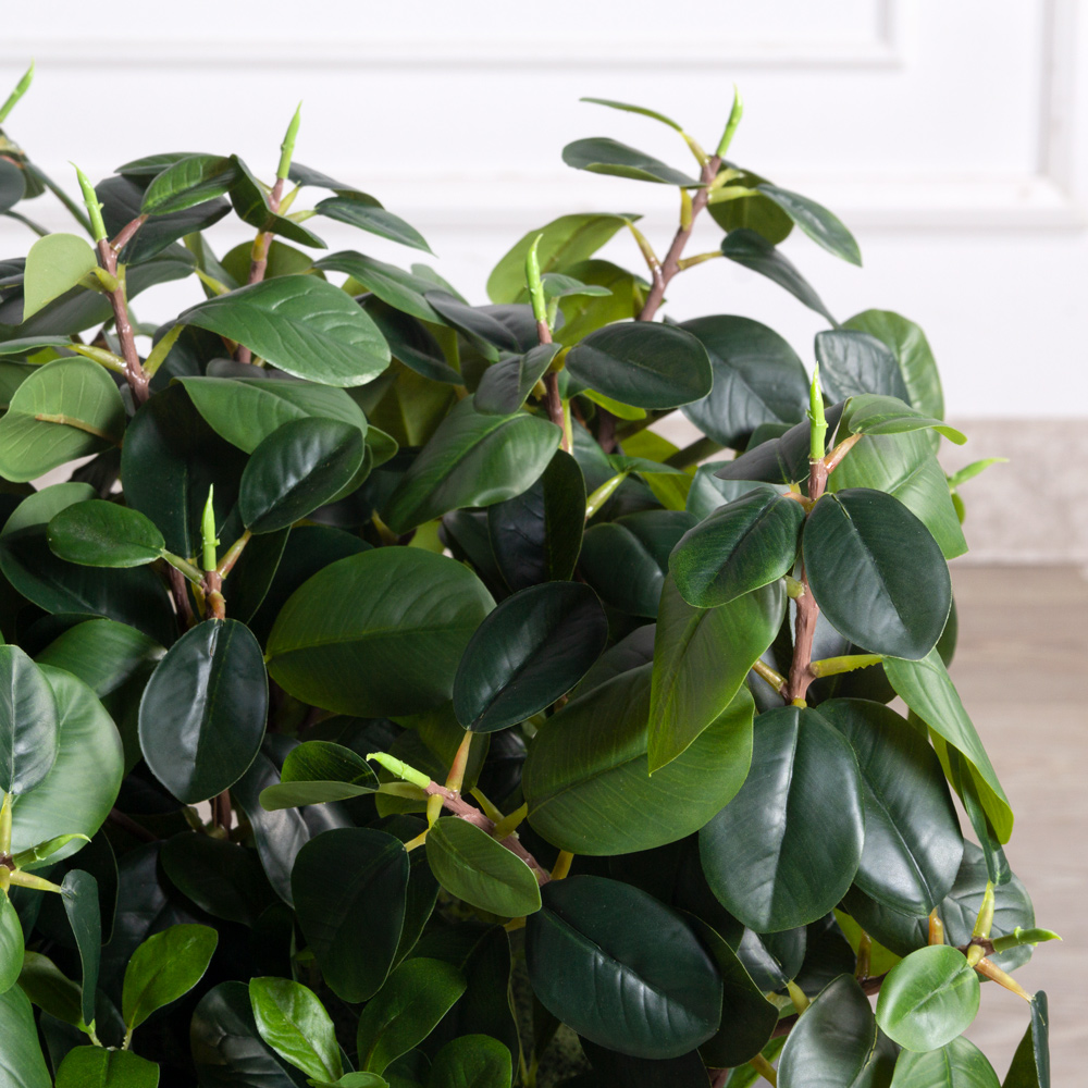 ВМ82(з)(F) Композиция искусственная Микс фикус с питтоспорумом на вставке 98х35х5см_3