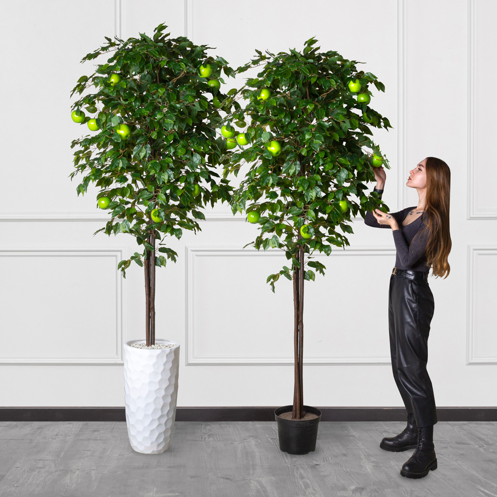 230/35(з) Яблоня искусственная с плодами h230см (латекс)_3