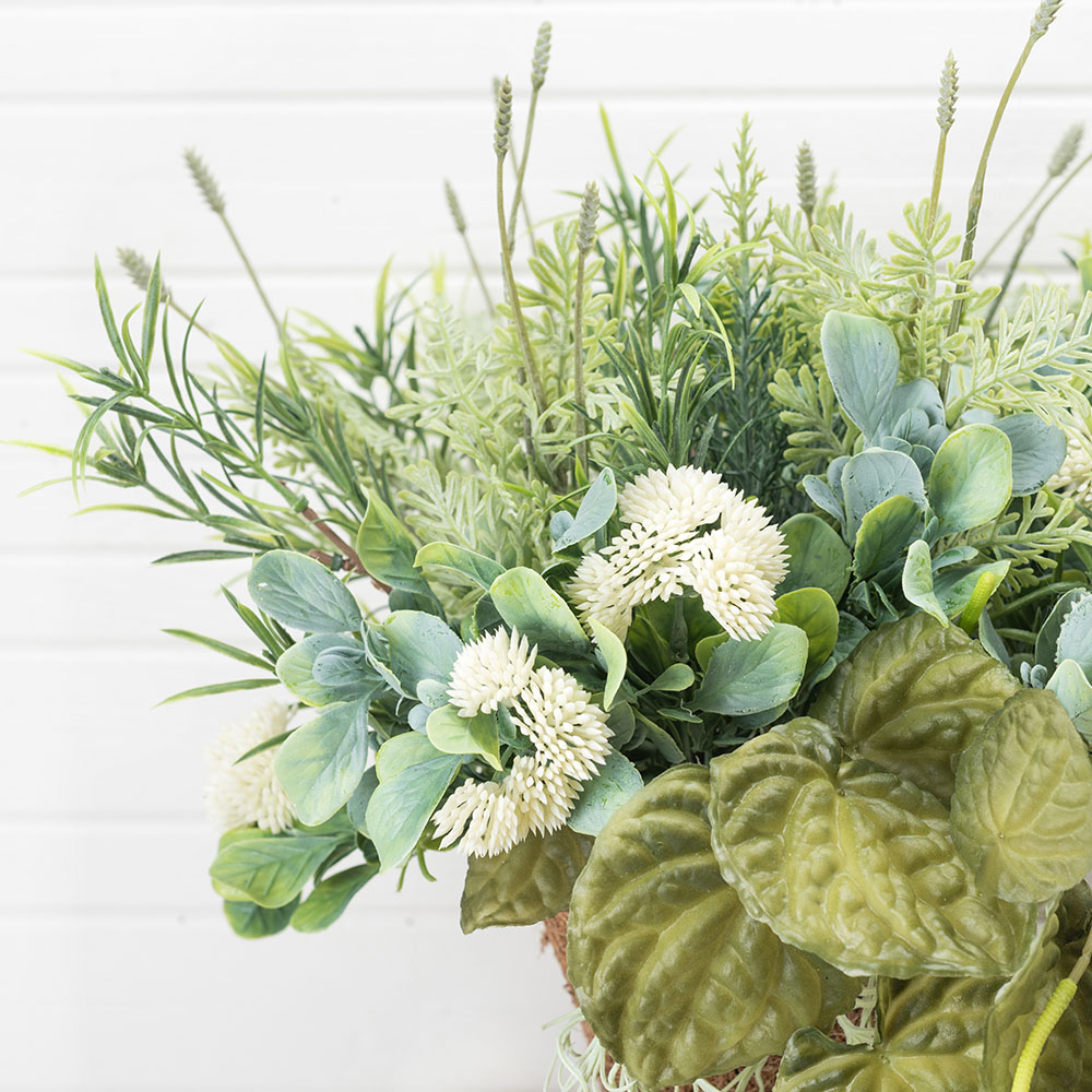 К3082(з) Зелень с Агерат. бел. в круглом кок. боксе (d-15,h-10)_3