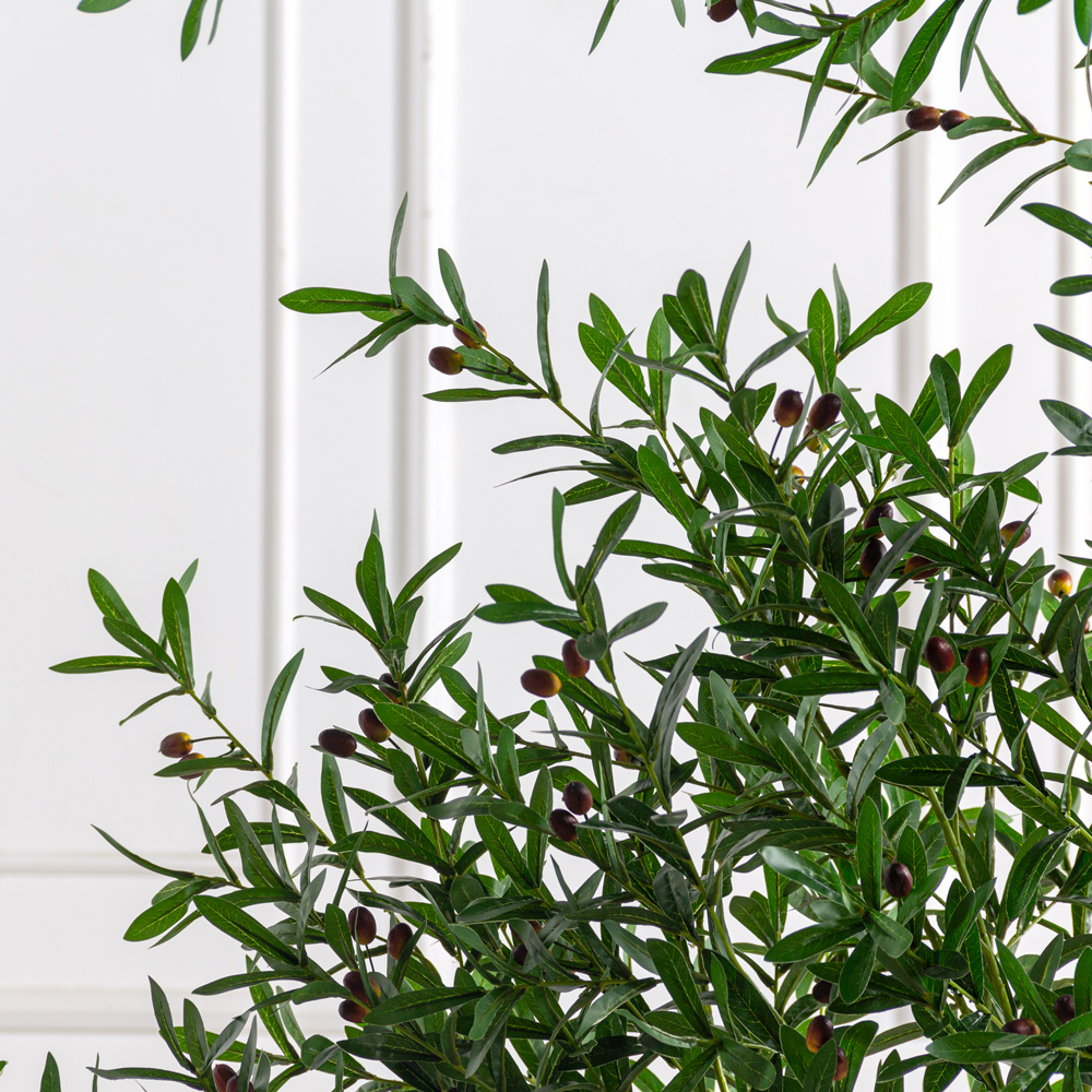 220/ДА/4655(Пр)(F) Оливковое дерево искусственное с плодами h220см, латекс_5