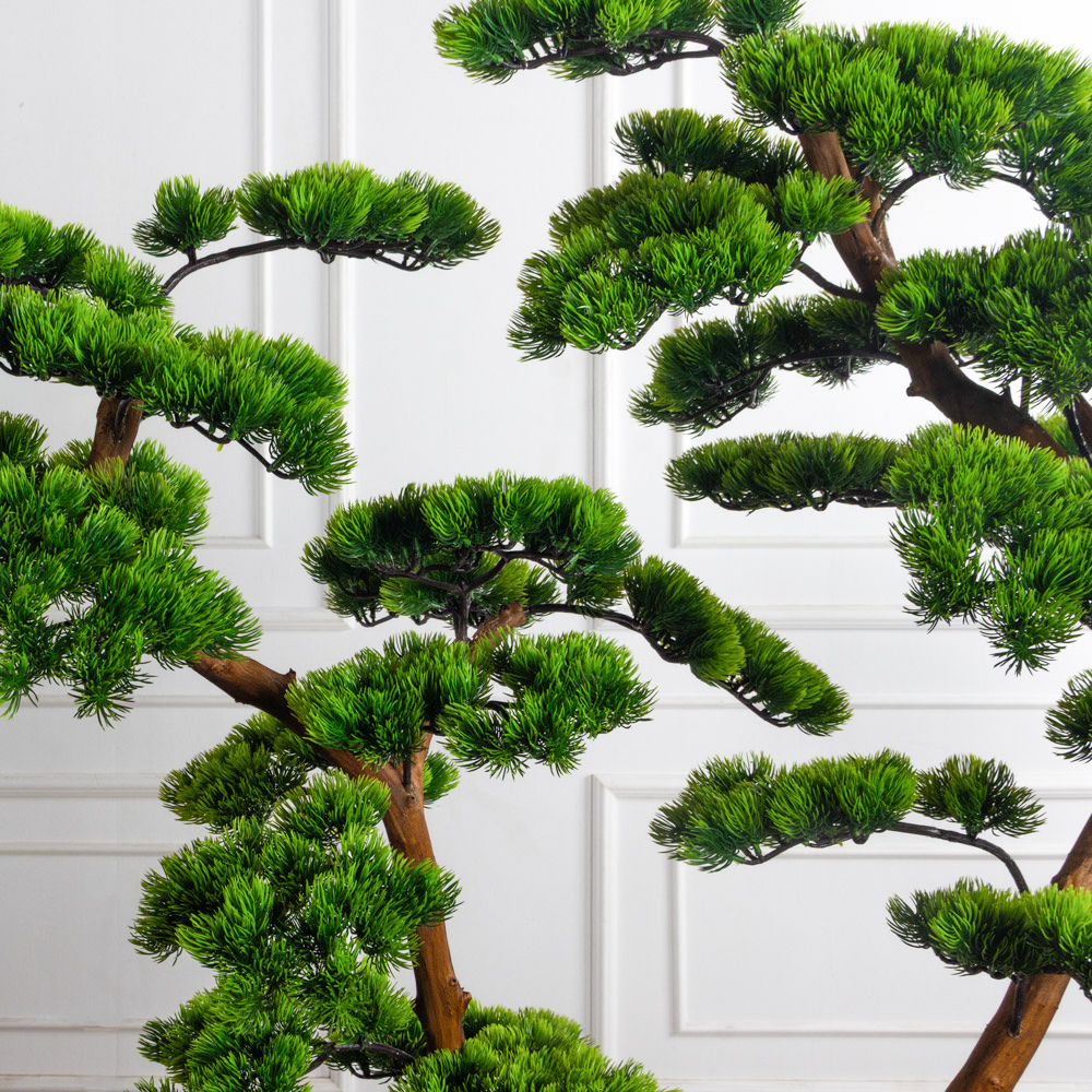 БС160/ДА/520(з)(F) Бонсай искусственный Сосна h160 d100см_3