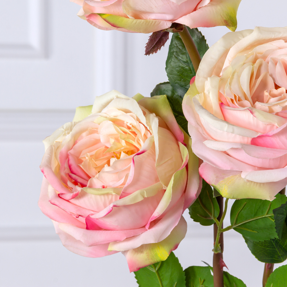 7141А/9120-25/1Р Роза искусственная 1 голова d13,5см, h67см, розовая_2