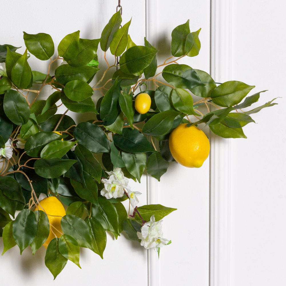 Л93(з) Лиана искусственная с лимонами L100см_4
