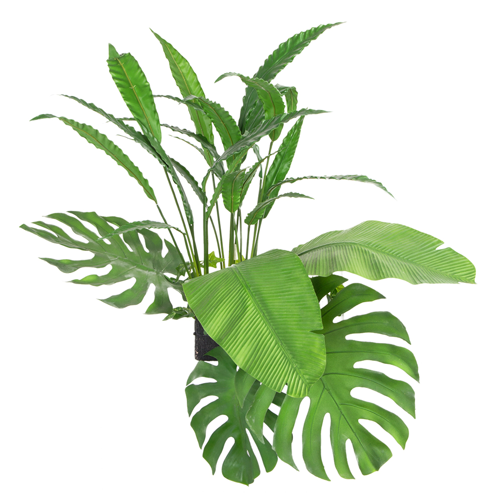 БК 30 Композиция с листом банана на блоке 15*h10