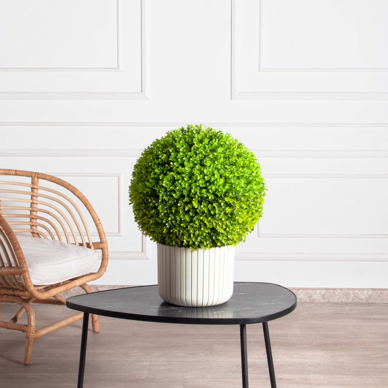 СШКТ040/98(F)(Акция) Самшит искусственный топиарий d42-45см, h60см_1