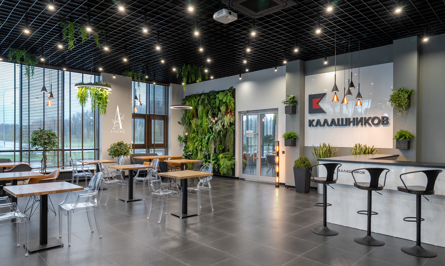 Л05 Лиана искусственная с ампельными растениями L100см, свес 60см_6