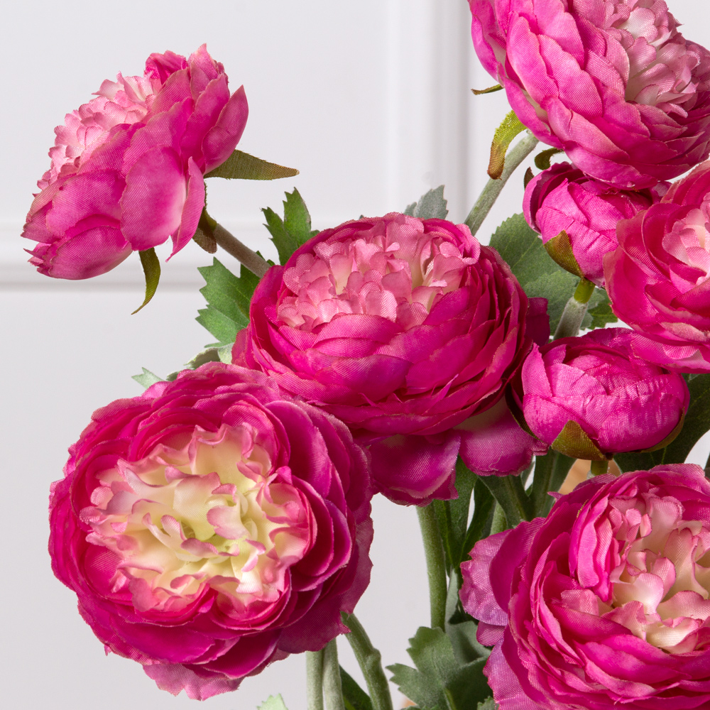 7141А/0443-17/7Р Ранункулюс искусственный 2 головы, 1 бутон h50см, цикламен_2