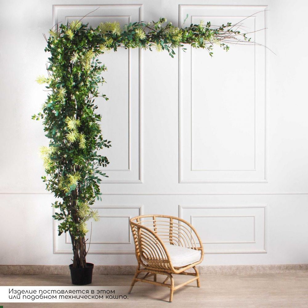 ДЛ164-1(з)(F) Декор входной группы цветочная h276см_3