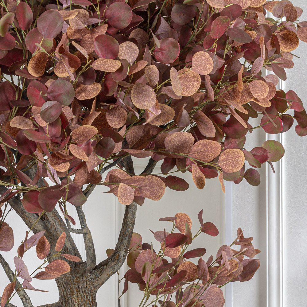 180/ДС/482(з.) Эвкалиптовое дерево искусств. h180см (d кроны 109см) на декоративном стволе_2