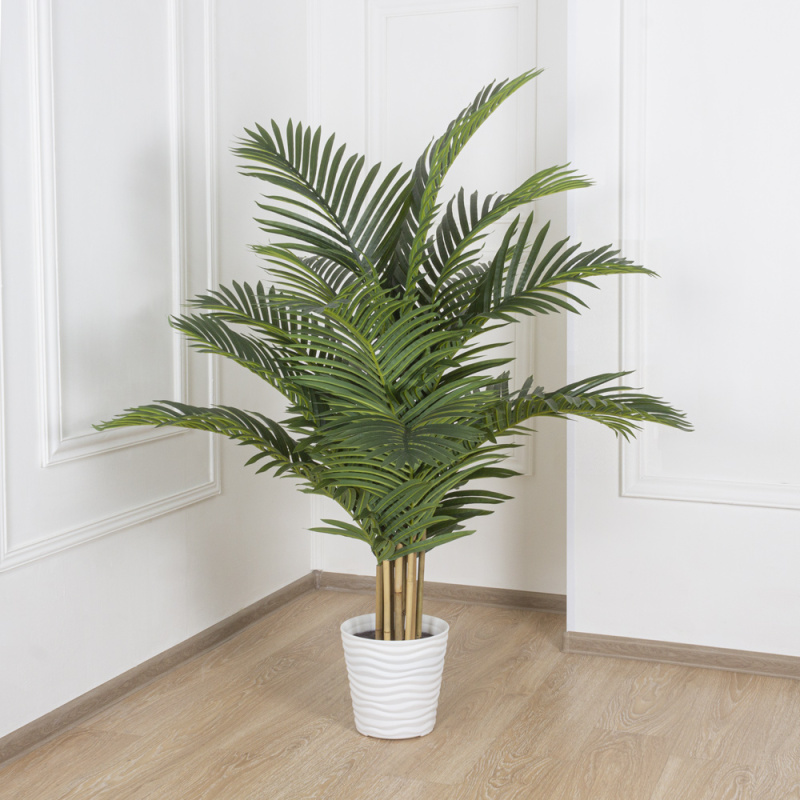П150/К/49-1(з.) Пальма кустовая h150см(латекс) в интерьерном кашпо_7