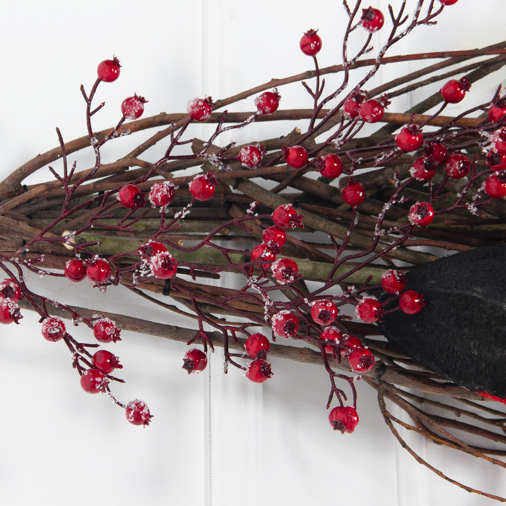 Л185(Пр)(F) Лиана искусственная со снегирями L150см_2