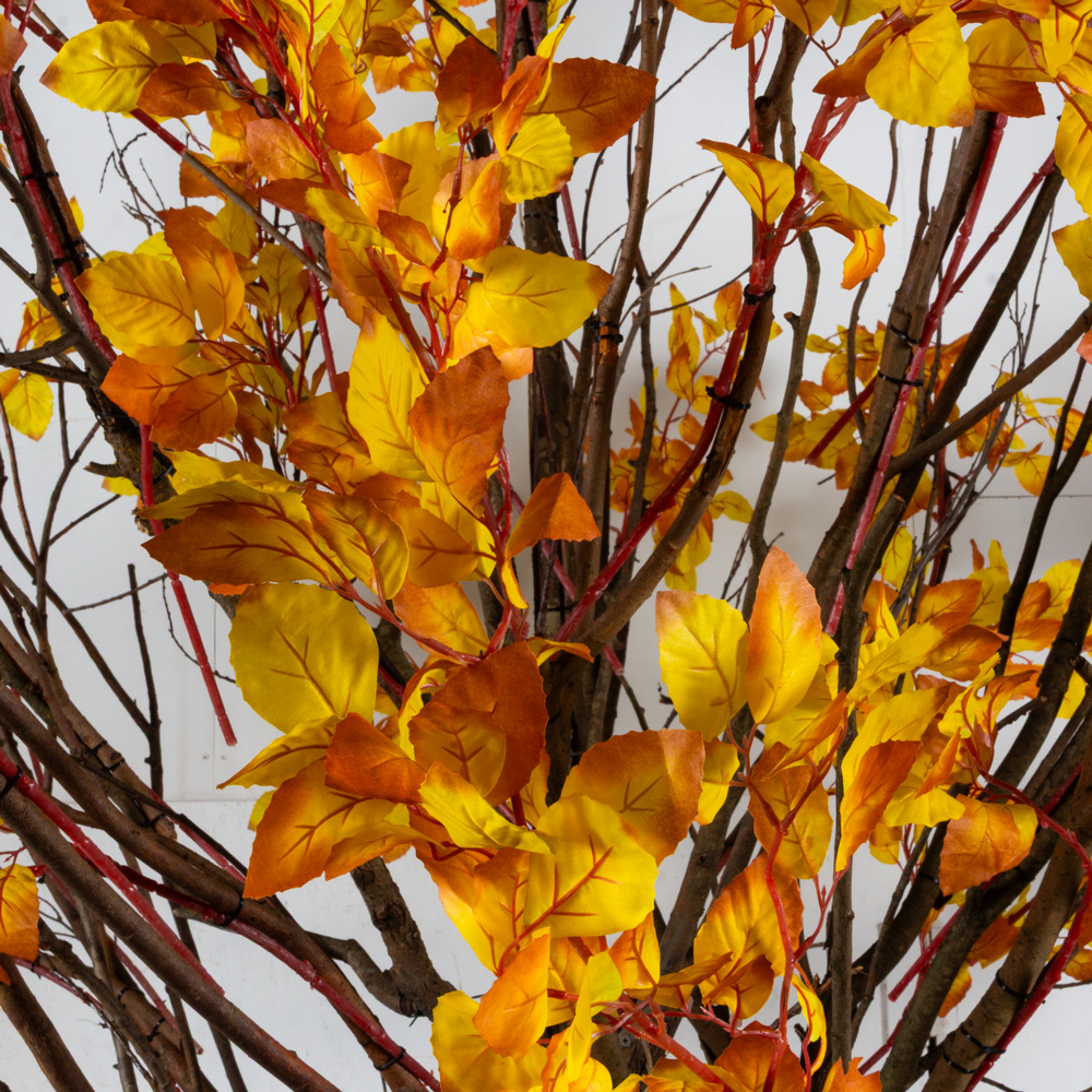 320Гбст/разб/РН/640-1(F) Дерево искусственное интерьерное лиственное h320см d240см, жёлтое_6