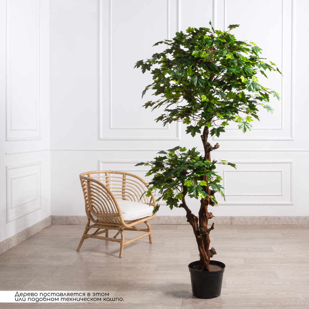 180/2К/ОС/163(F) Клён искусственный крупный лист h180см_1