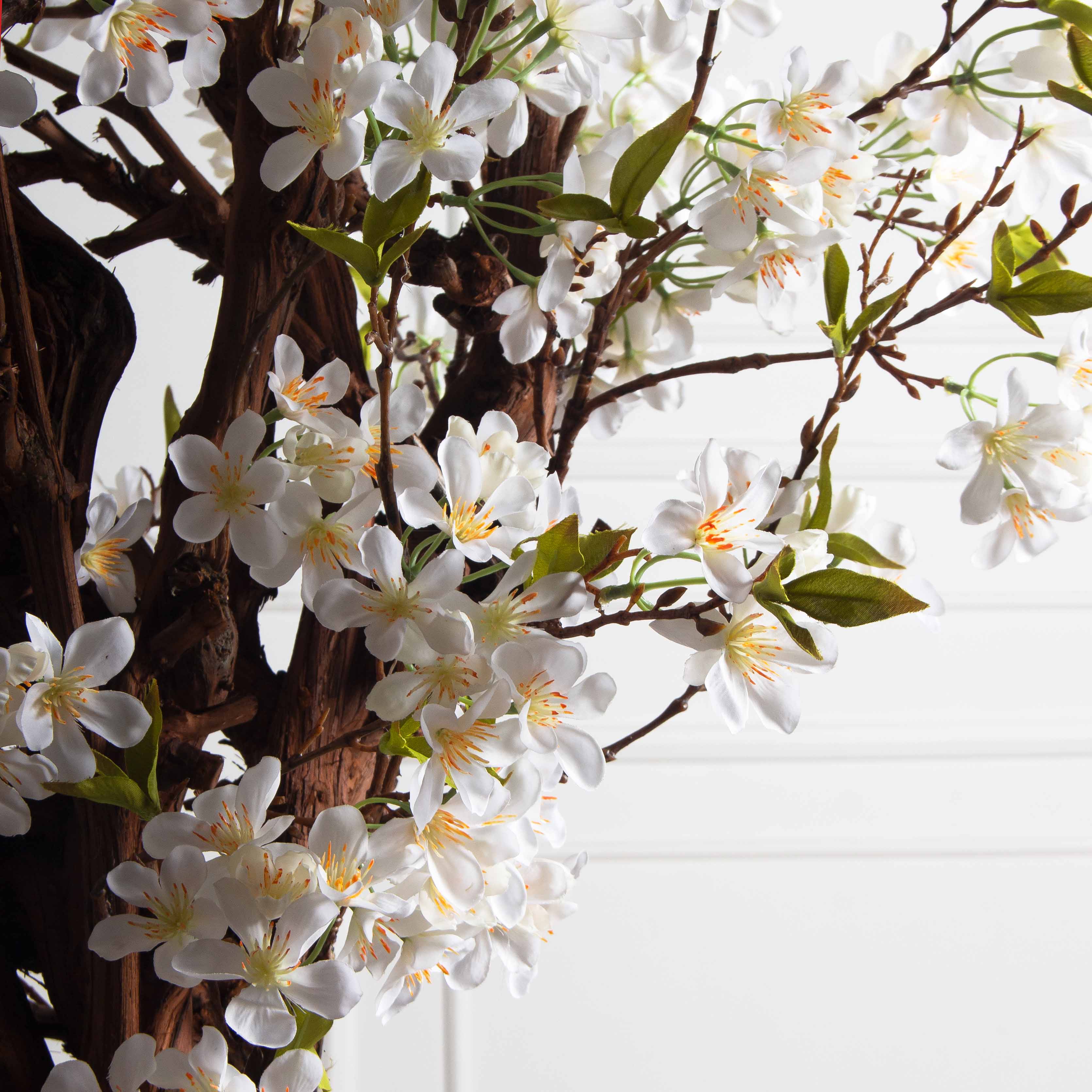 150/ОС/491(з)(УУ)(Пр)(F) Яблоня цветущая искусственная h150см, белая_5