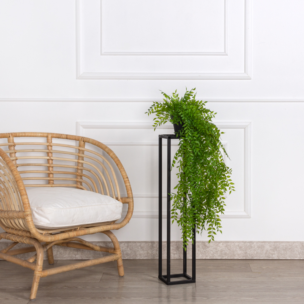 КЗ/51(з) Композиция искусственная Даксин ампельный в кашпо d11см_1