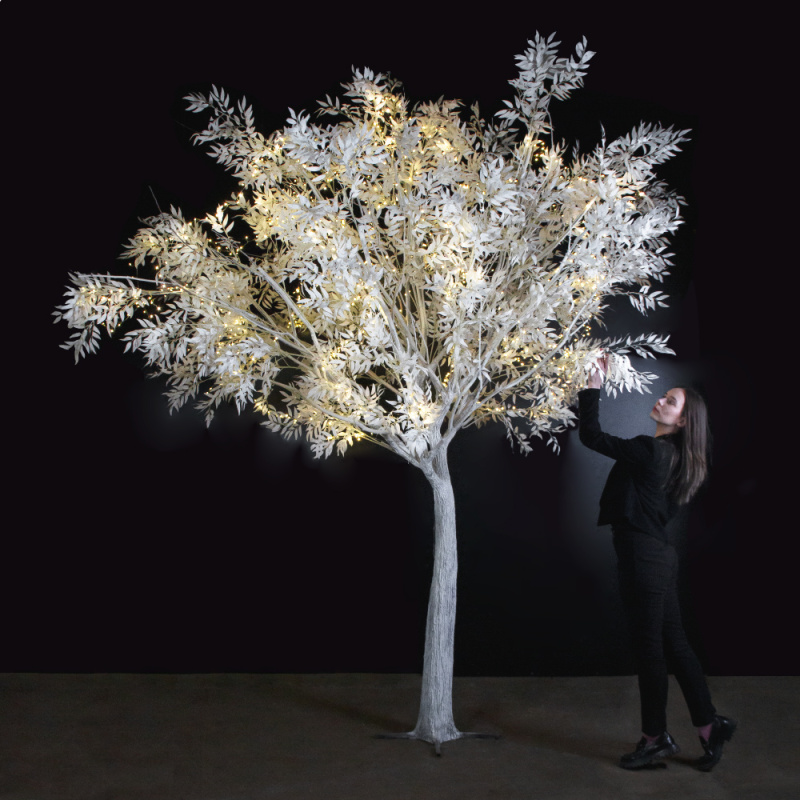 310Гбст/разб/РН/СВ03т/652(F) Ива интерьерная зим. с гирляндой