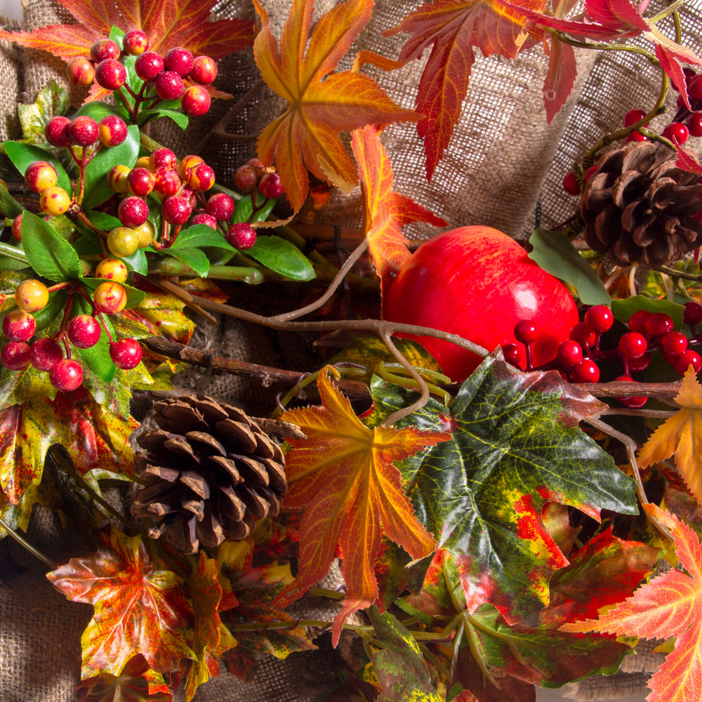 Л142(Пр)(F)Promo Лиана искусственная осенняя с кленом L100см_6