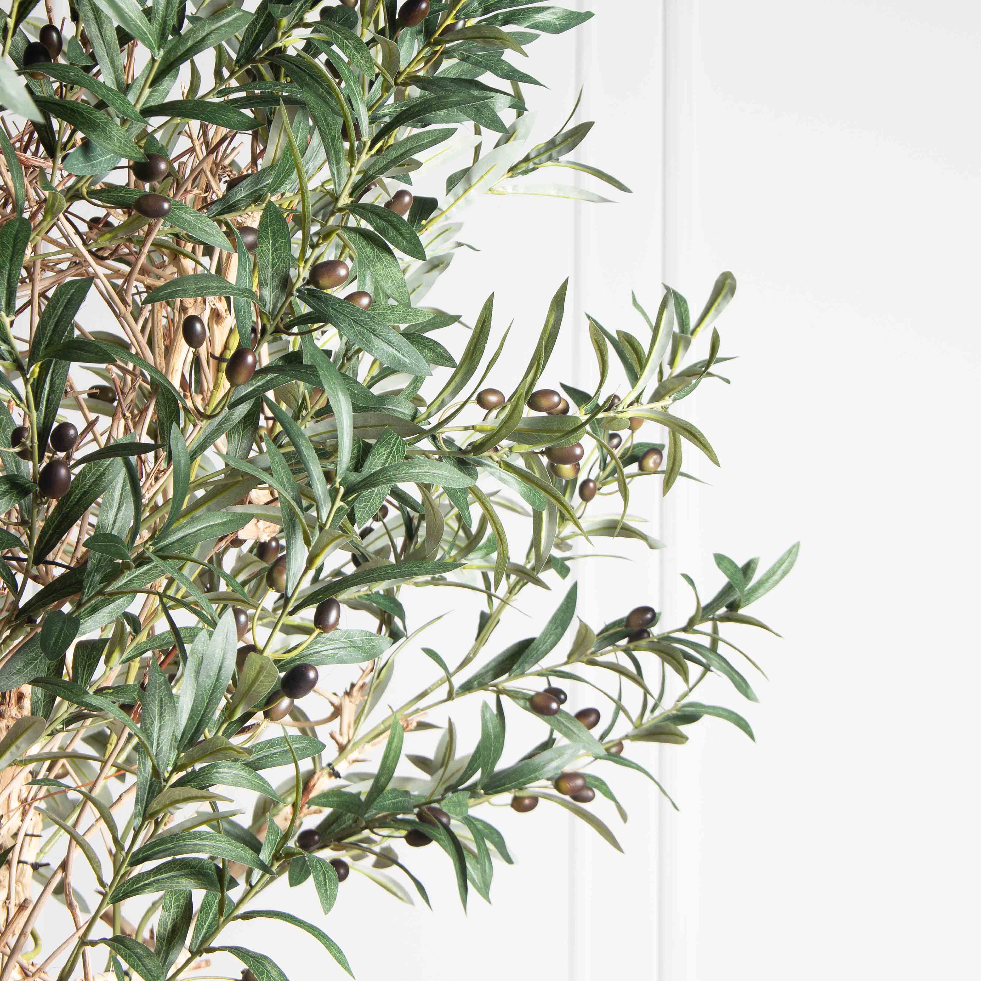 230ГБст/Разб/АСС/Д3х3/465(F) Олива искусственная интерьерная разборная на витом стволе h230см_5