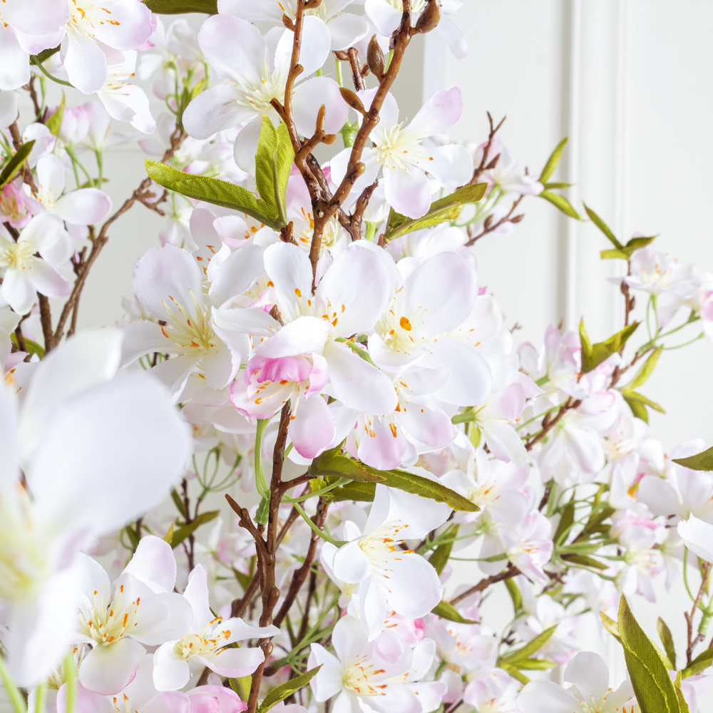 160/ОС/491 Сакура искусственная h160см на основании, бело-розовая_2