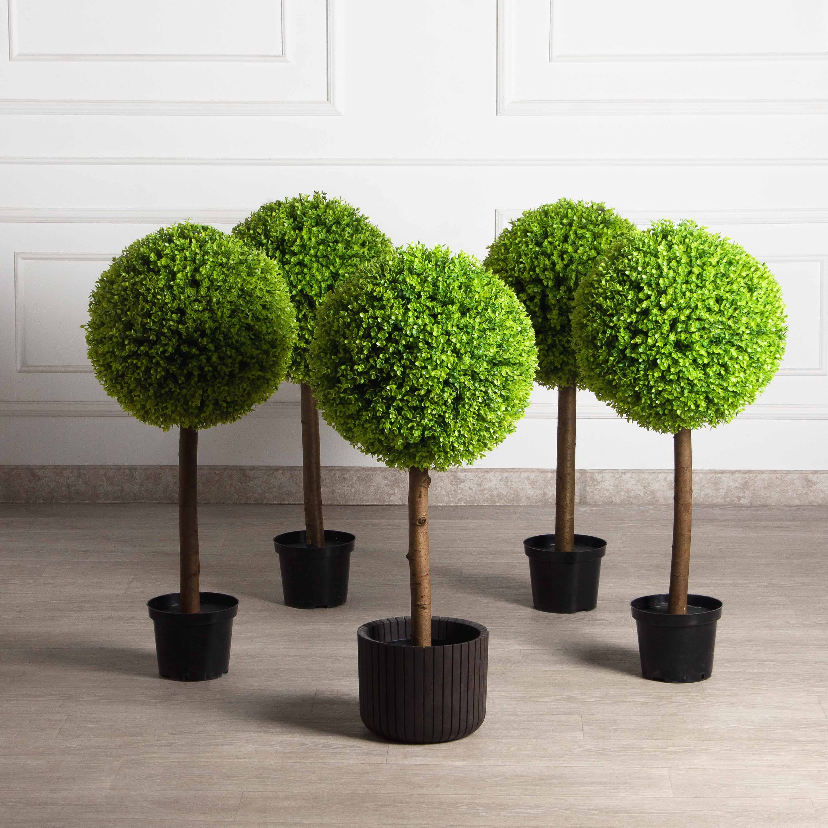 СШКТ045/98-3(з)(F) Самшит искусственный топиарий d45см, h80см_7