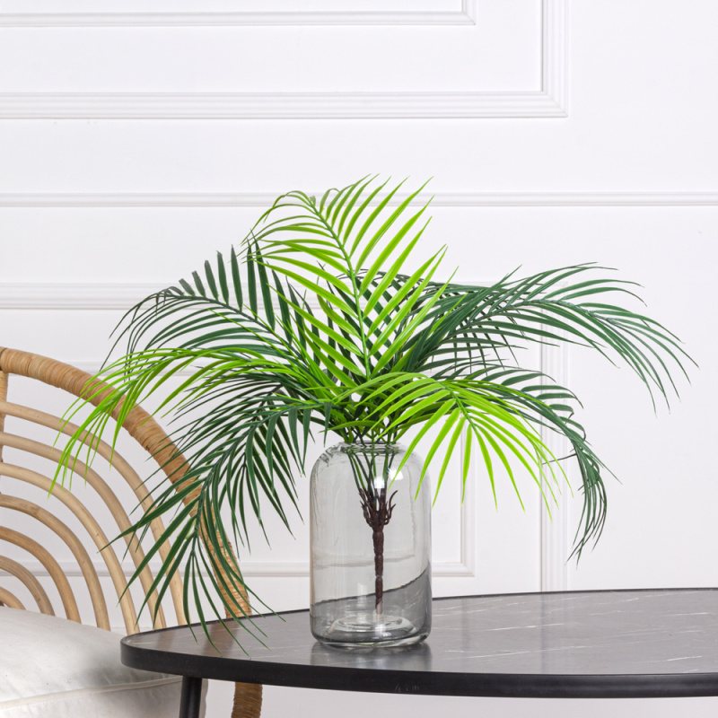 7143/0087-4 Пальма искусственная веерная 9 листов h50см